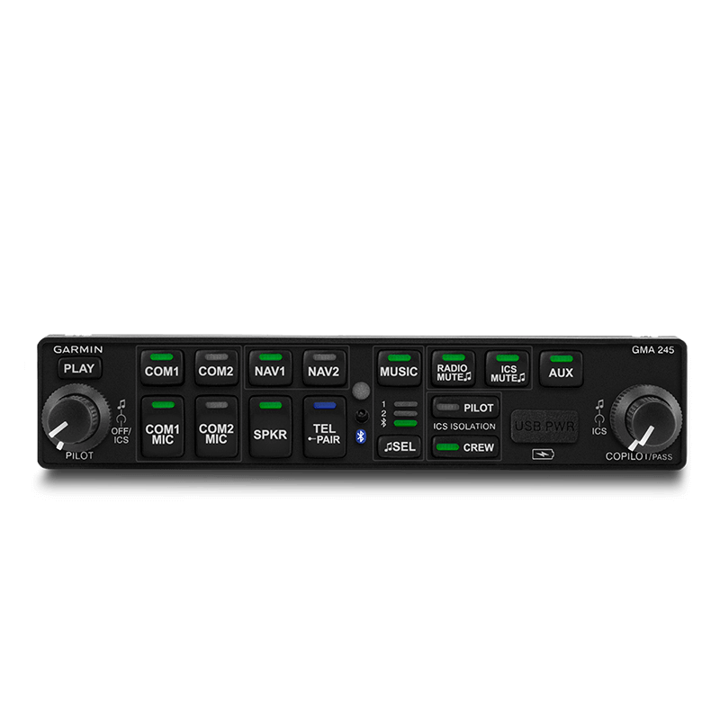 GARMIN GMA™ 245 AUDIO PANEL MONTOVANÝ NA PANEL