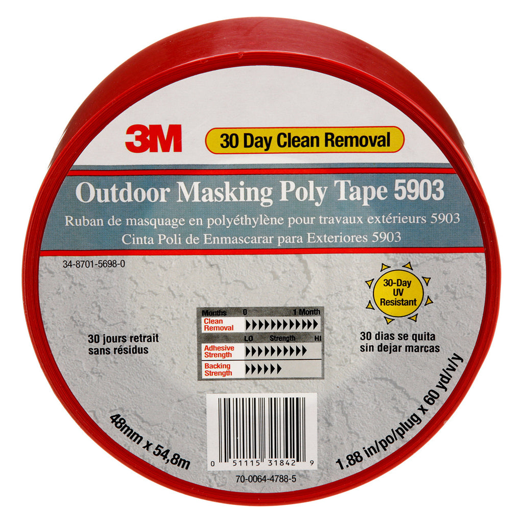 7000049309 3M MASKING POLY TAPE 5903 (ČERVENÁ)