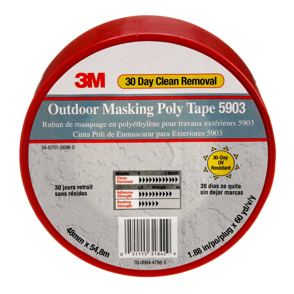 7000049309 3M MASKING POLY TAPE 5903 (ČERVENÁ)