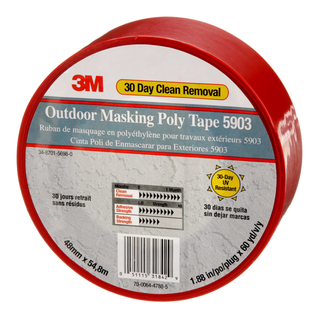 7000049309 3M MASKING POLY TAPE 5903 (ČERVENÁ)