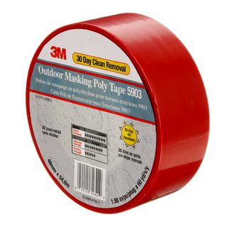 7000049309 3M MASKING POLY TAPE 5903 (ČERVENÁ)