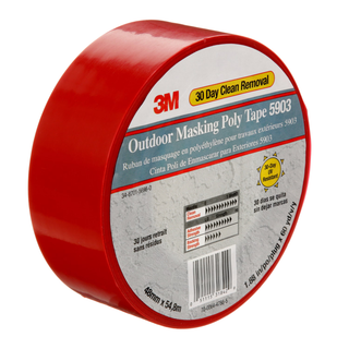 7000049309 3M MASKING POLY TAPE 5903 (ČERVENÁ)