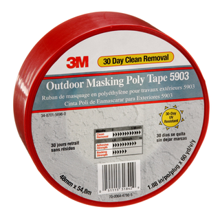 7000049309 3M MASKING POLY TAPE 5903 (ČERVENÁ)