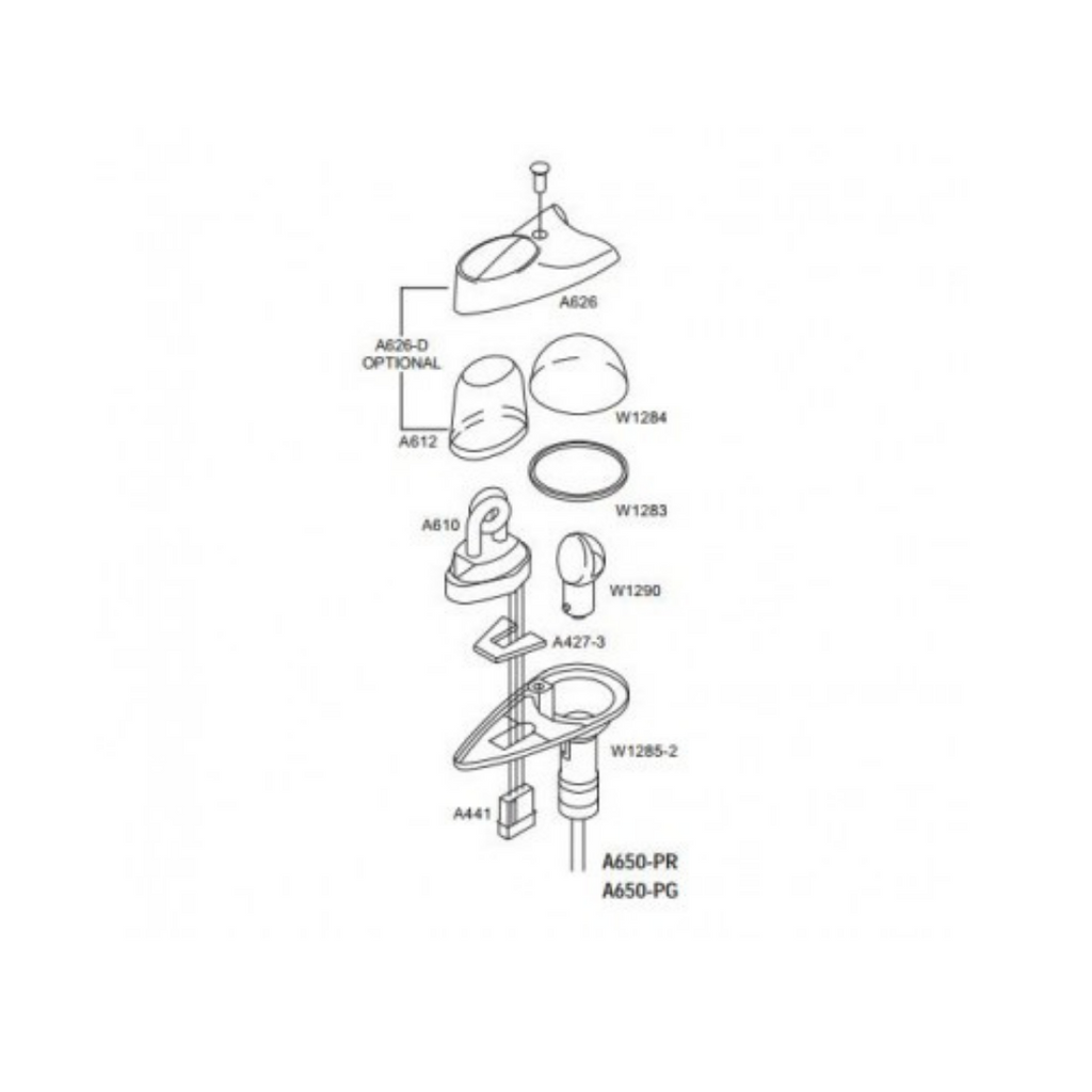 WHELEN A467 2,5″ PRŮMĚROVÉ TĚSNĚNÍ 38-0230039-00