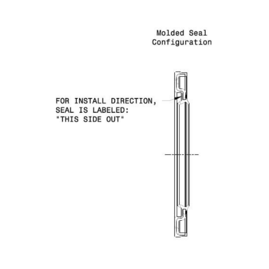 CLEVELAND MOLDED GREASE SEAL