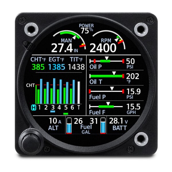 SYSTÉM INDIKACE MOTORU GARMIN GI 275 EIS 